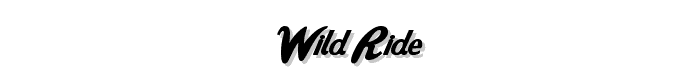 Wild Ride font